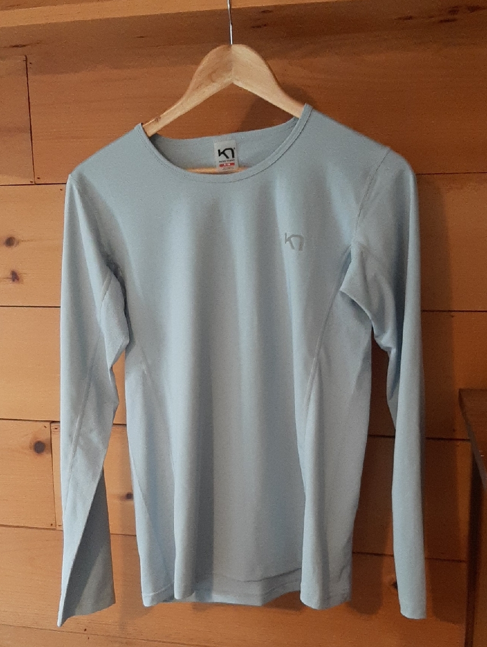Kari Traa Pale Blue Long Sleeve Active Top